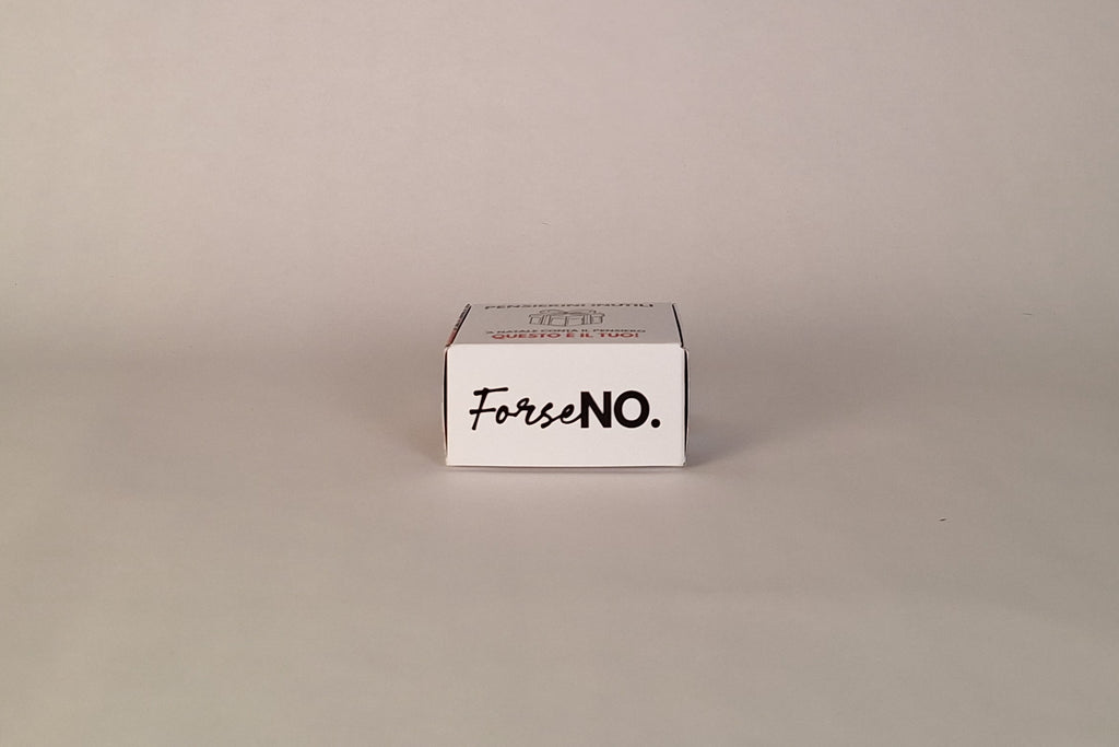 Cofanetto natalizio rosso Forse.No, pensierino sarcastico per amici e colleghi.