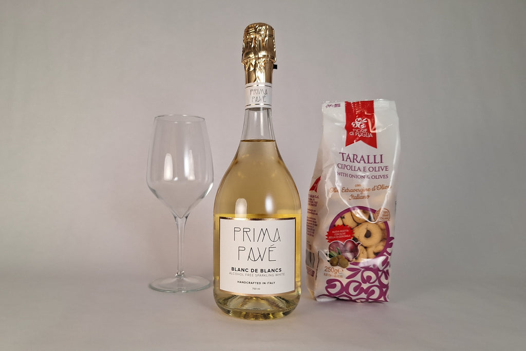 Idea regalo natalizia analcolica con spumante senza alcol Prima Pavé