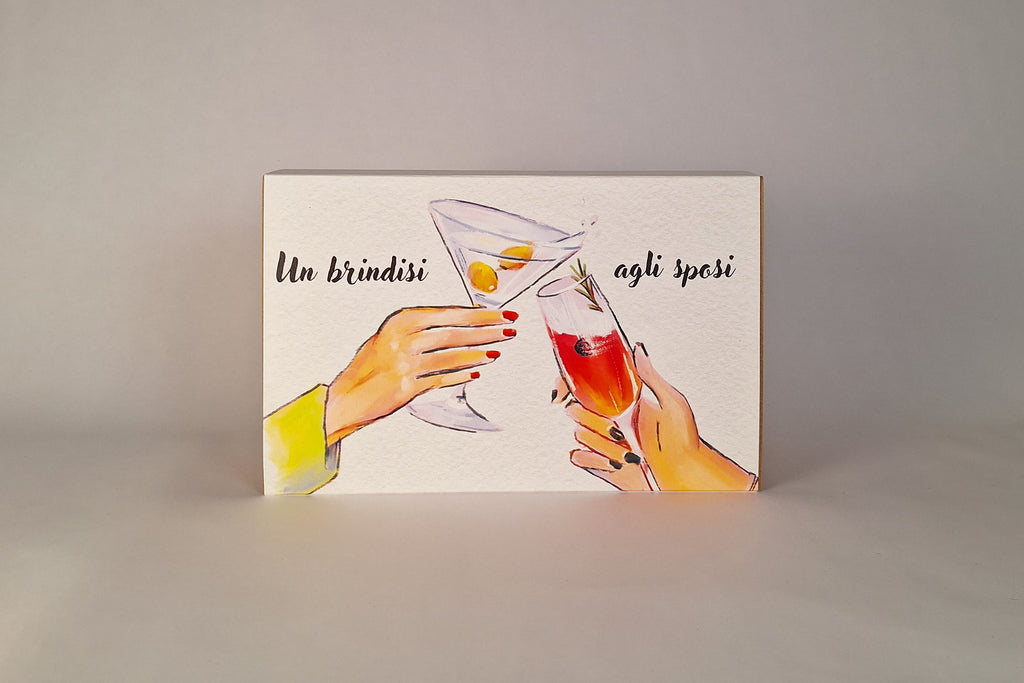 Box Brindisi agli Sposi con grafica dedicata