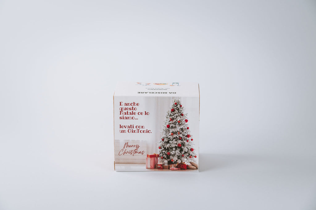 Kit Gin Tonic di Natale con gin, acqua tonica e confezione natalizia in edizione limitata