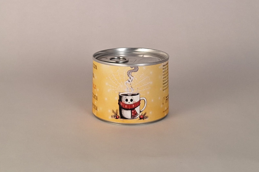 Regalo natalizio simpatico e originale: latta con tisana digestiva speziata da 50g