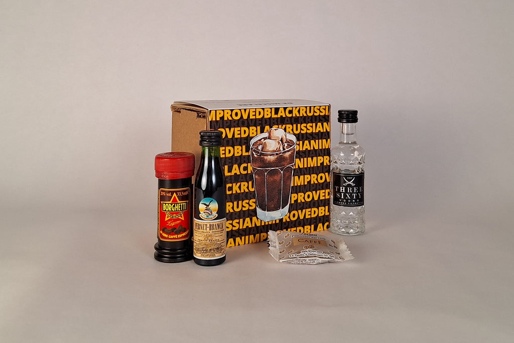 Box cocktail Improved Black Russian – versione Modern, Bevande Miscelate