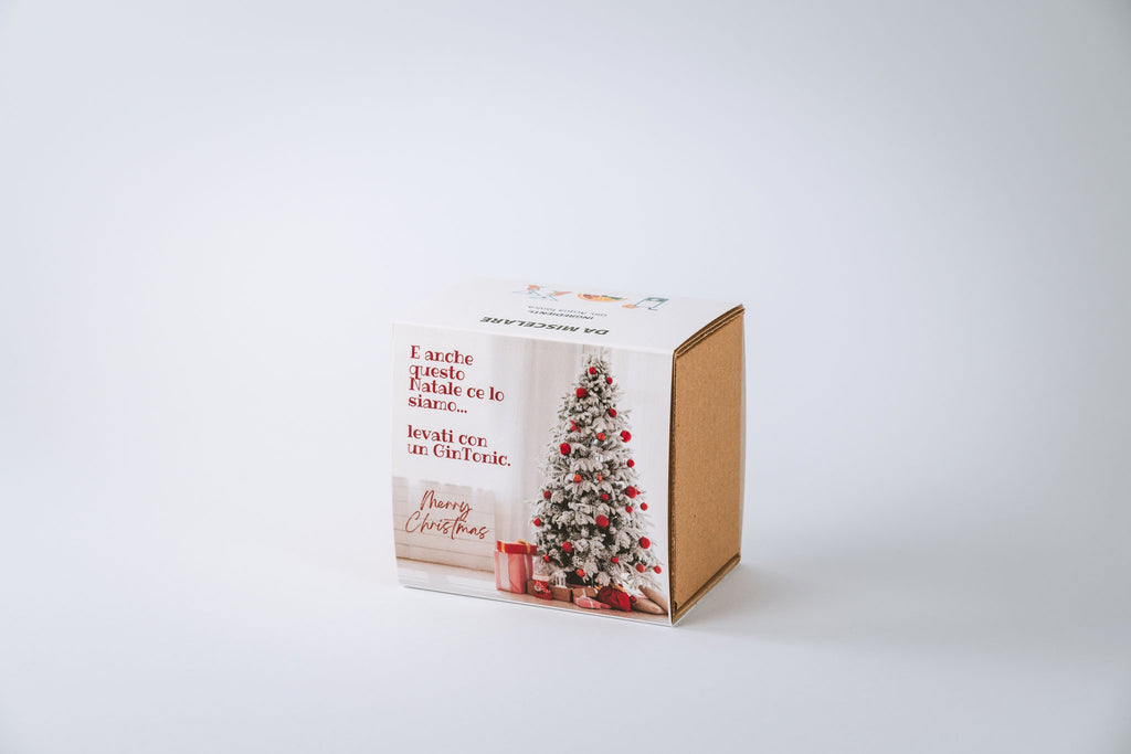 Kit Gin Tonic di Natale con gin, acqua tonica e confezione natalizia in edizione limitata
