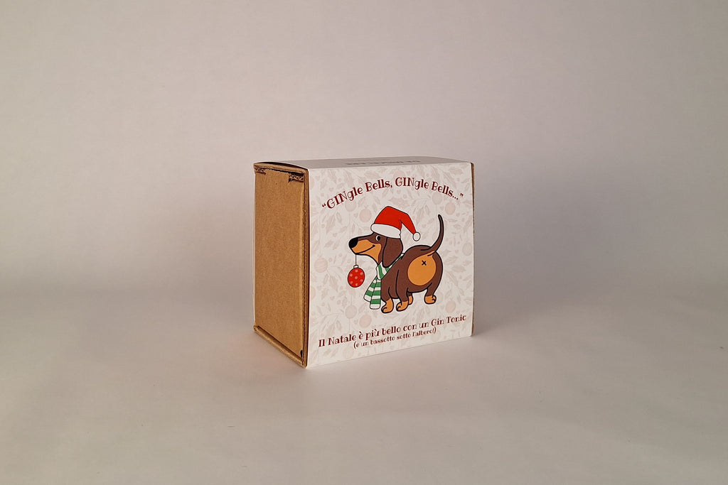 Idea regalo di Natale originale per amanti dei cani e dog lovers – Gin Tonic Bassotto