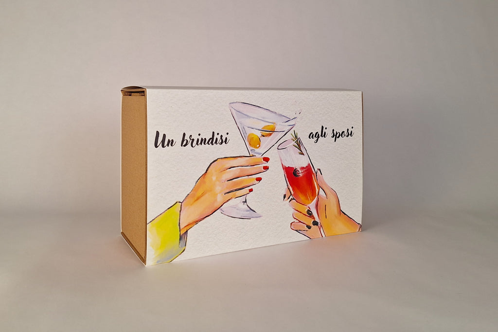 Regalo per sposi: box matrimonio con kit cocktail