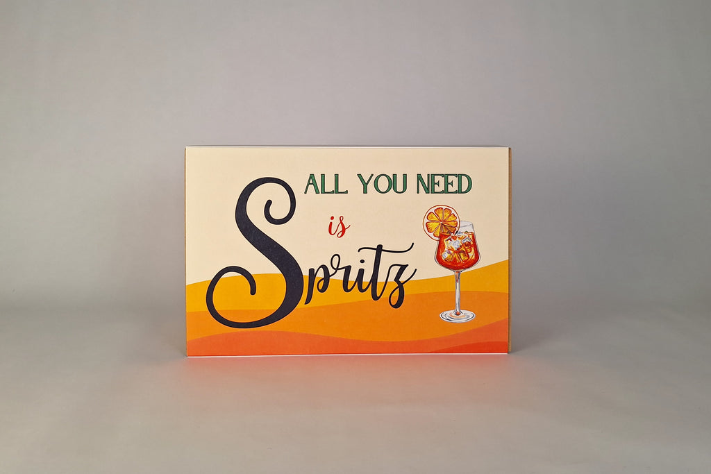 Confezione regalo originale Spritz, perfetta per amici e colleghi.