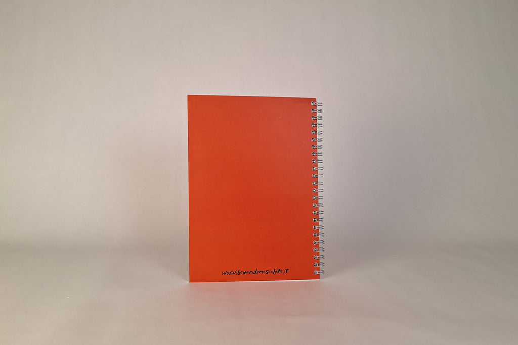 Taccuino ironico Bloody Mary, quadernino A5 a tema cocktail firmato Bevande Miscelate