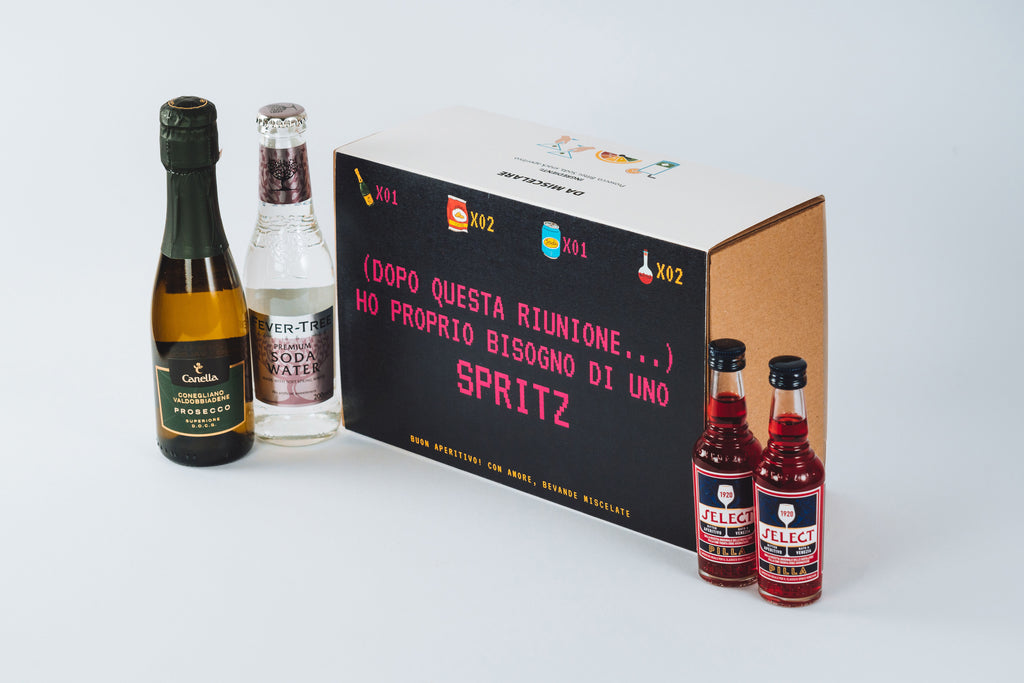 Box Spritz per due persone, idea regalo simpatica e già pronta.