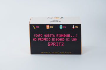 Kit Spritz originale da regalare, perfetto per un aperitivo diverso dal solito.